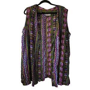 💜Vintage Multicolor Patterned Blouse